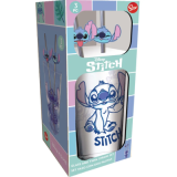 Lilo & Stitch - Verre Tumbler XXL Stitch 485ml avec Pailles Métal
