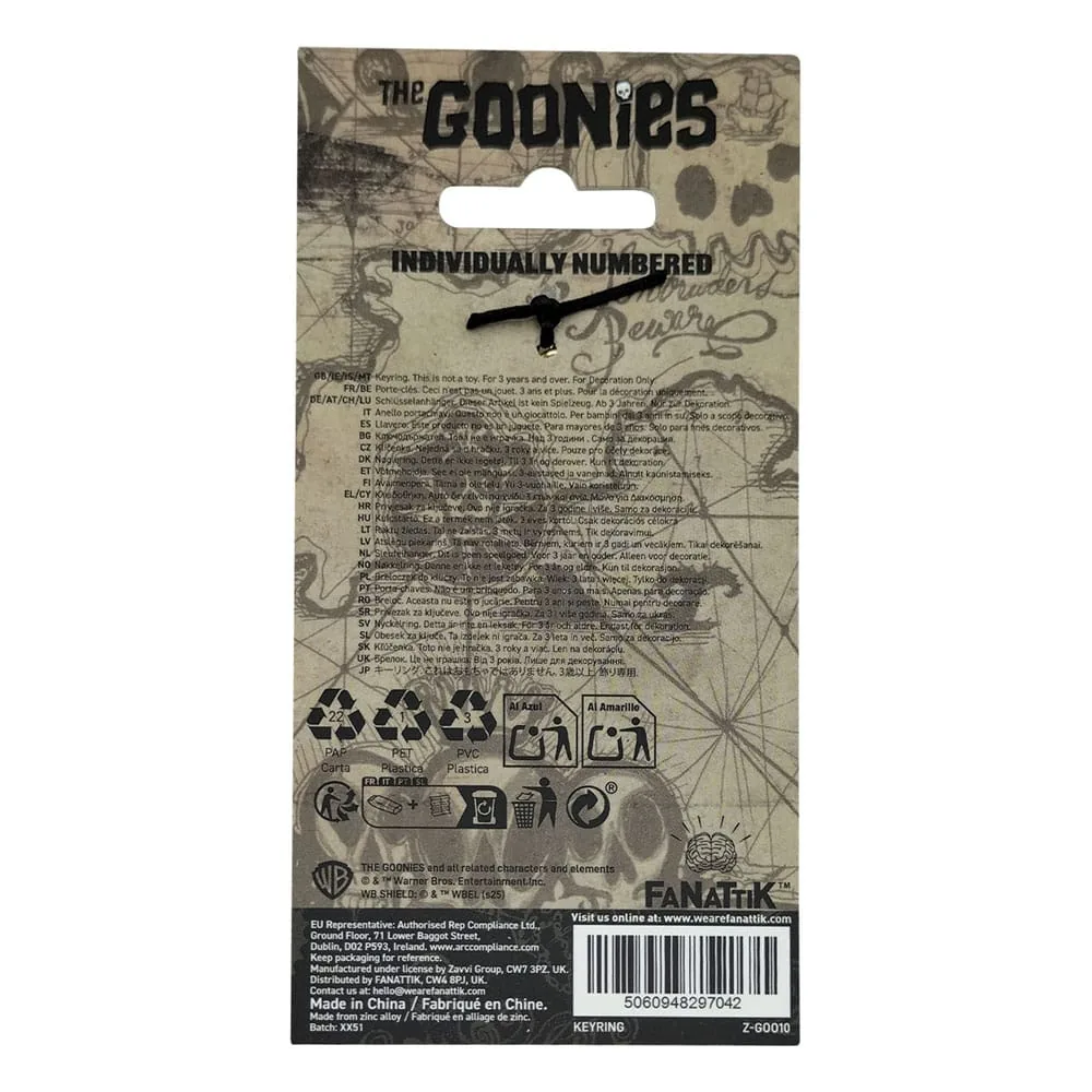 Les Goonies Porte-Clés 40th Anniversary Copper Bones Edition Limitée