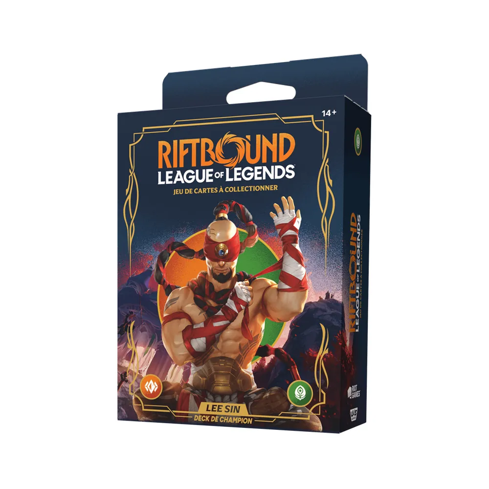 Riftbound League of Legends Set 1 Origines - Deck de Champion Lee Sin