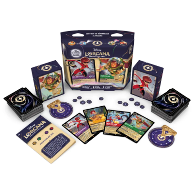 Lorcana - Coffret de Démarrage 2 Joueurs - Madame Indestructible et Buzz l'Éclair