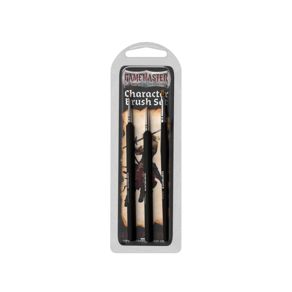 Army Painter - Gamemaster Character Brush Set - Set de 3 Pinceaux pour Figurines