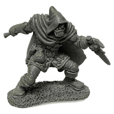 Figurine JDR Reaper Bones USA - Rogan, Demi-Orque Voleur