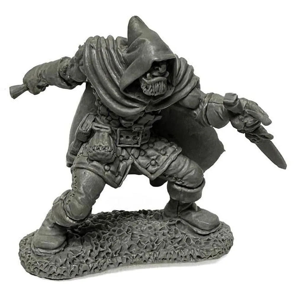 Figurine JDR Reaper Bones USA - Rogan, Demi-Orque Voleur