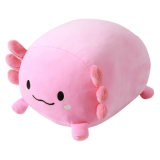 Coussin Kawaii Axolutely - Axolotl Rose - 30 x 33 cm