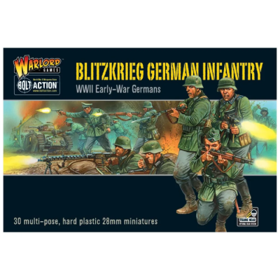 Bolt Action - Blitzkrieg German Infantry - 30 figurines plastique