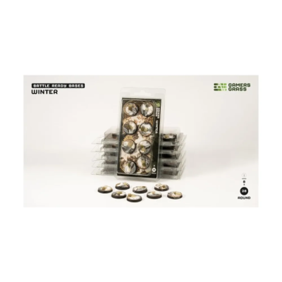 Winter Bases - Round 28mm (x8) - Gamers Grass