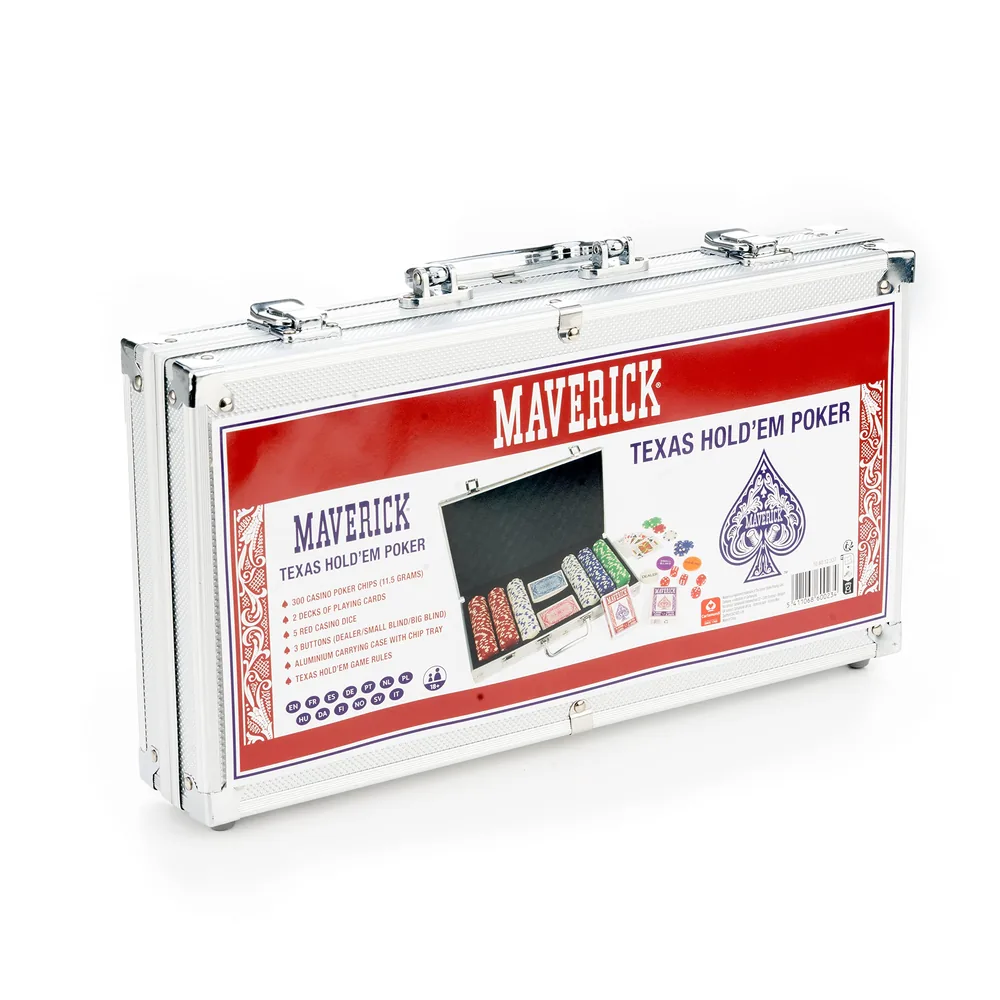 Malette Poker Maverick 300 jetons Texas Hold'em