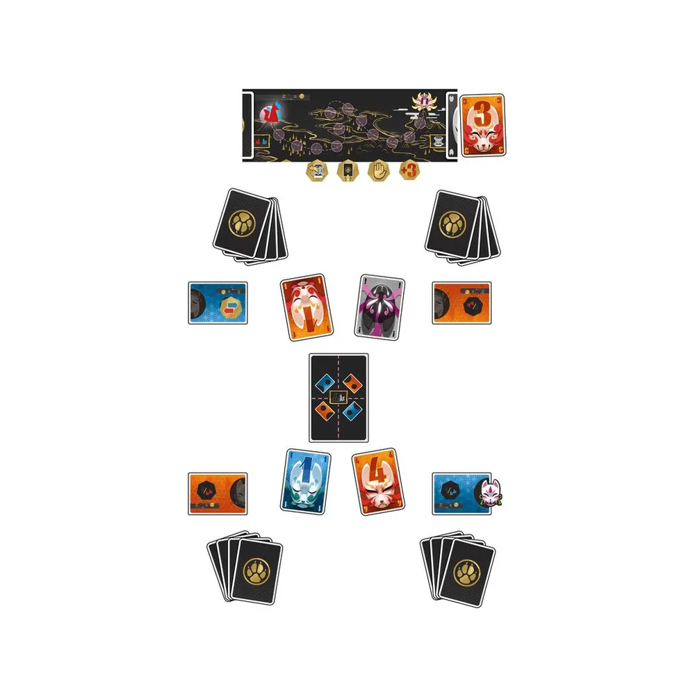 Kitsu - Jeu de plis stratégique des clans Kitsune