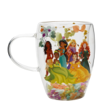 Disney Princesses - Verre Double Paroi Fleurs Séchées 300ml