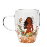 Verre Double Paroi Vaiana 300ml - Fleurs Séchées Disney