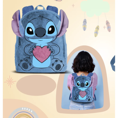 Stitch Heart - Mini Sac à Dos Fourrure Disney
