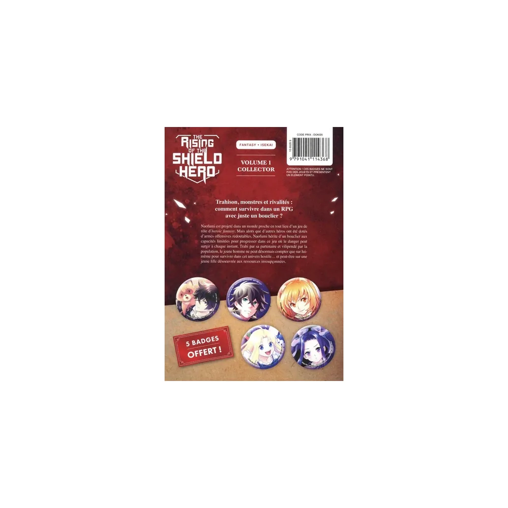 The Rising of the Shield Hero - Vol. 01 - Édition Limitée