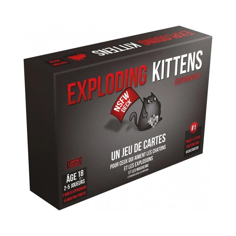 Exploding Kittens - Jeu de cartes stratégique et explosif