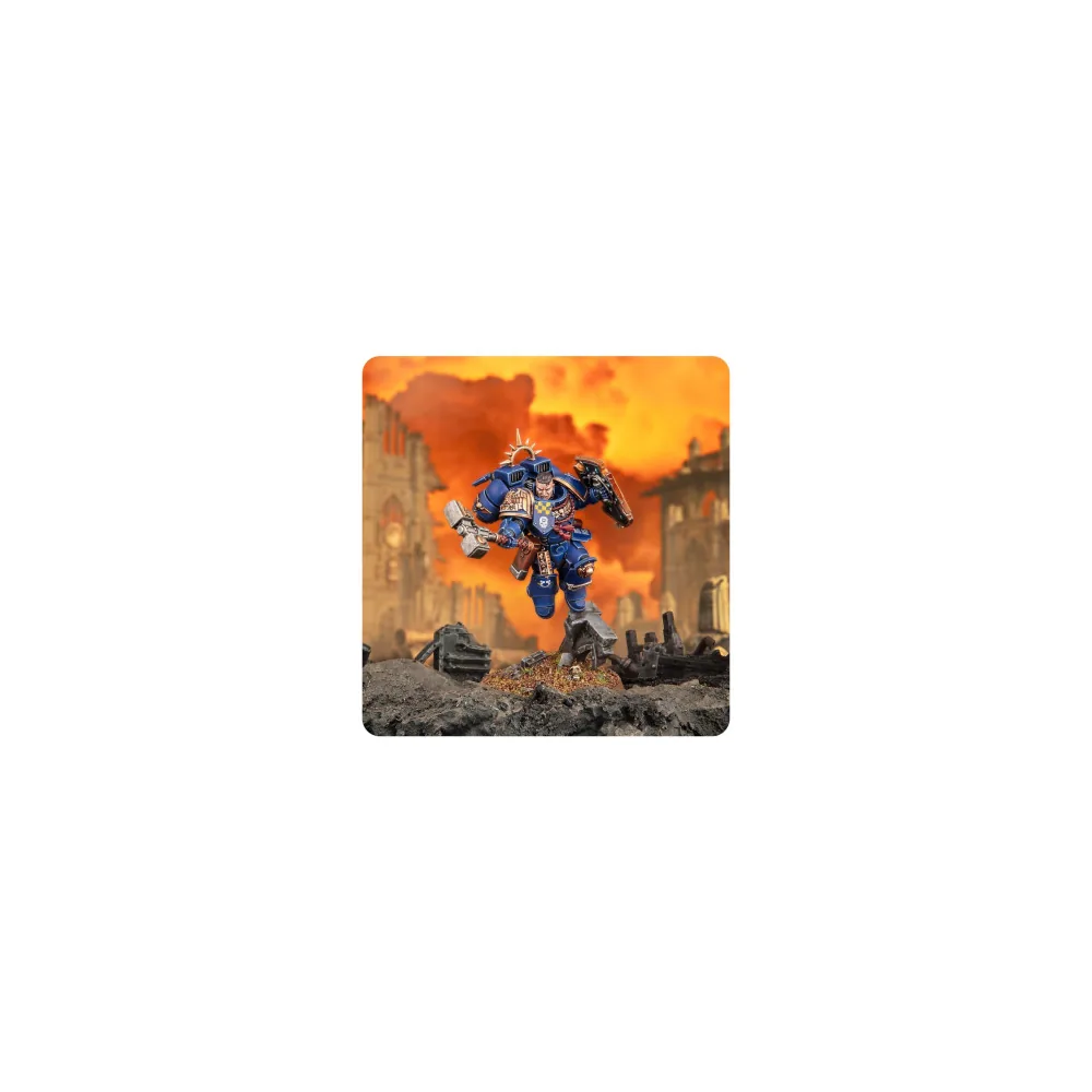 Space Marines: Capitaine avec Réacteur Dorsal et Bouclier Relique
