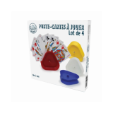 Lot de 4 Porte-Cartes Couleur Wilson Jeux