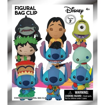 Porte-clés Stitch Disney Lilo & Stitch Série 2, sachet mystère - À l’unité, modèle aléatoire