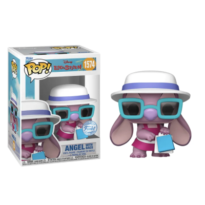 Funko POP! Disney Lilo & Stitch N°1573 - Angel avec Sacs et Lunettes Exclusive
