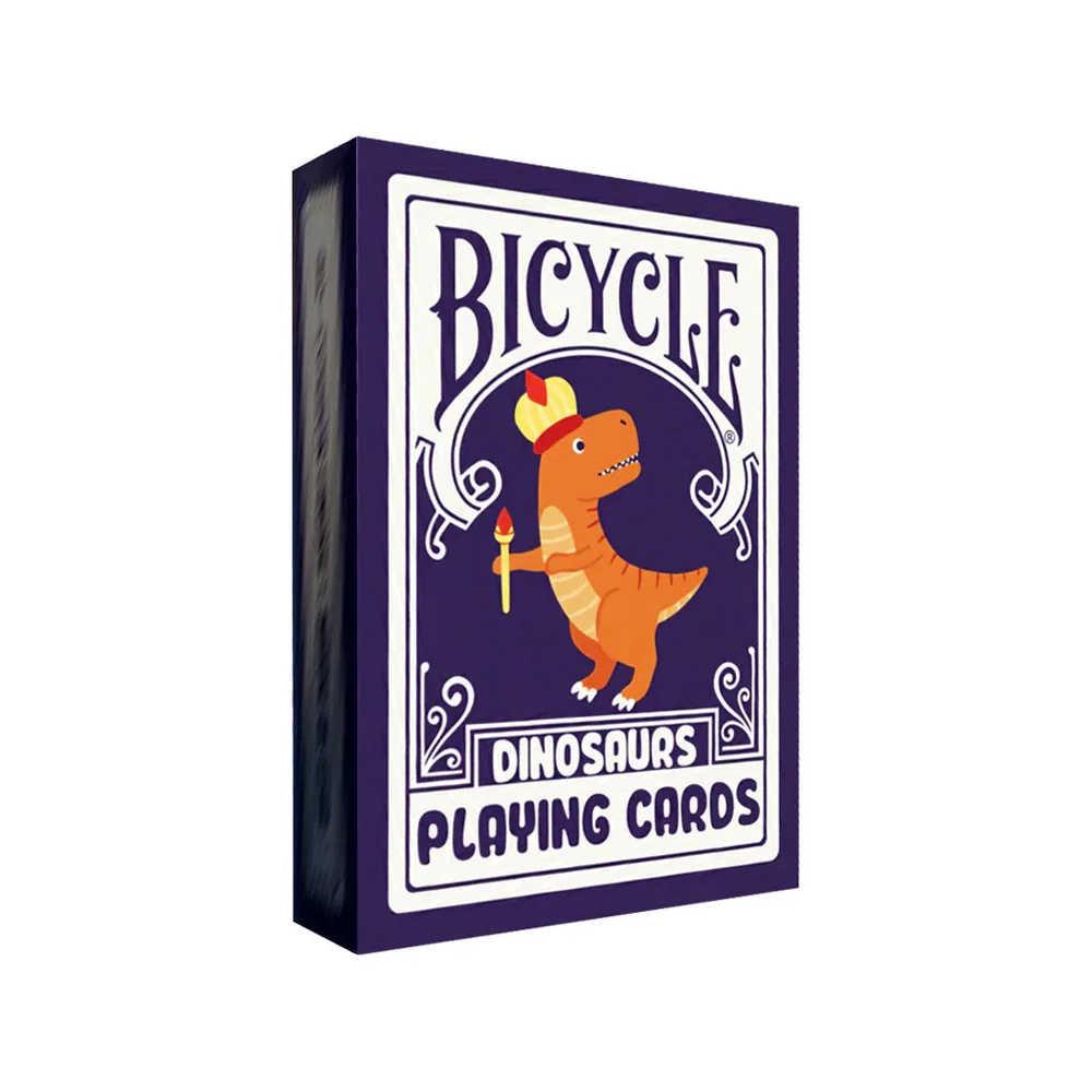 Bicycle Dinosaures - Jeu de 56 cartes personnalisées USPCC