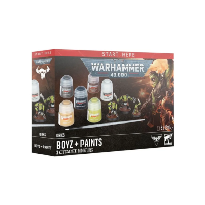 Warhammer 40,000 : Orks Boyz + Set de Peinture