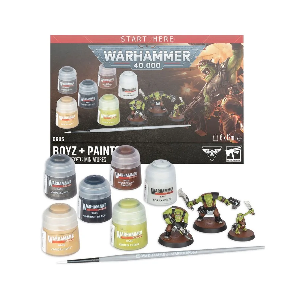 Warhammer 40,000 : Orks Boyz + Set de Peinture