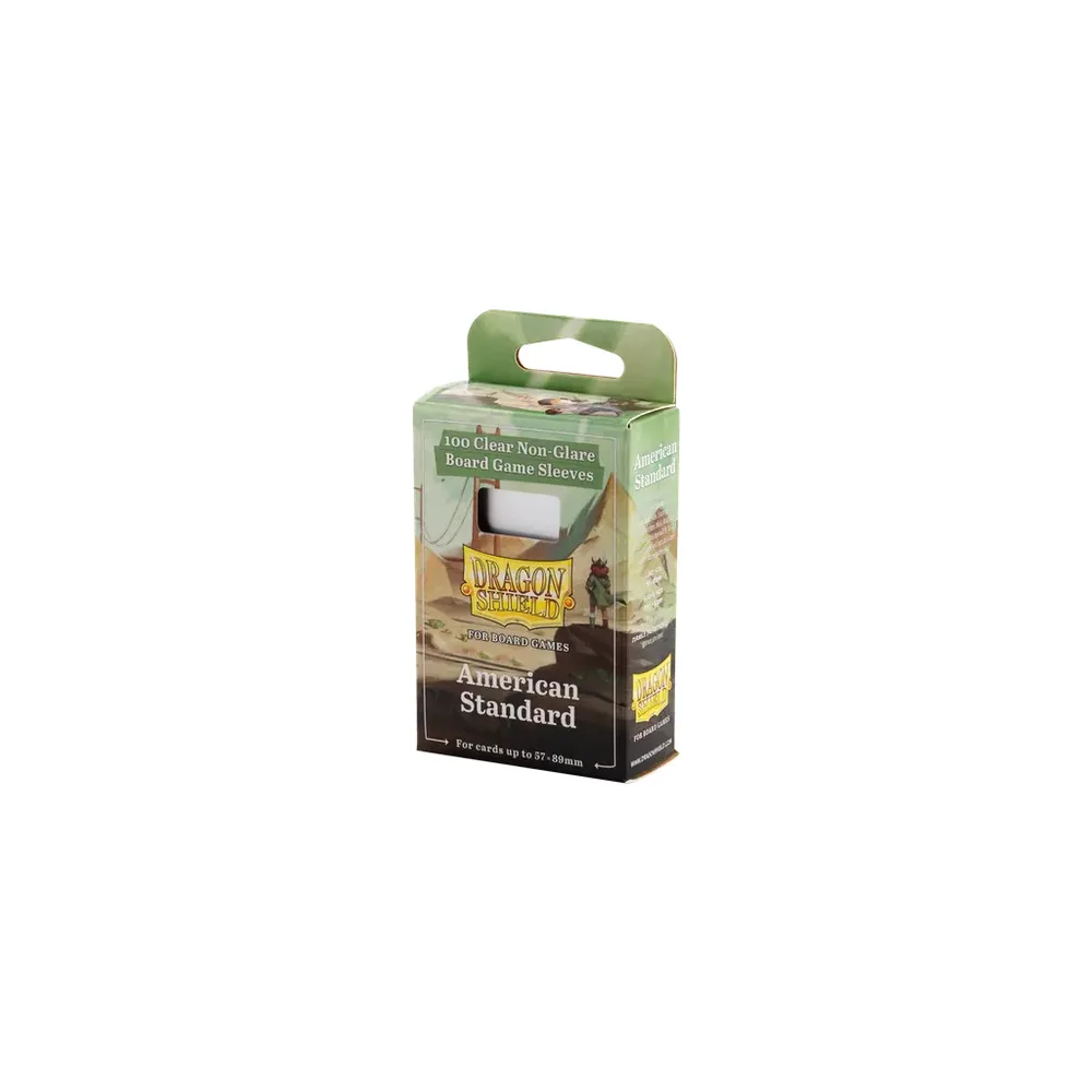 100 Protège-Cartes Dragon Shield Standard Américain 57x89mm