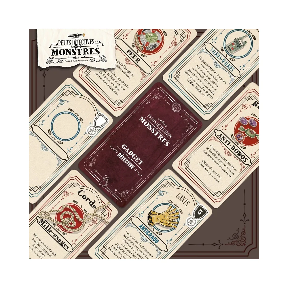 Petits Détectives de Monstres - Mallette du Vétéran n°1 (Cartes Gadgets et Monstres)
