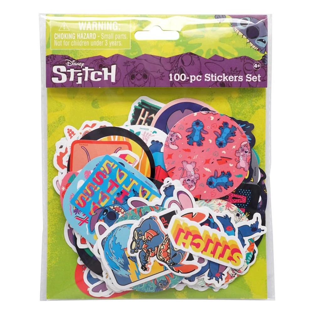 Lilo et Stitch - Set de 100 Autocollants Officiels Disney