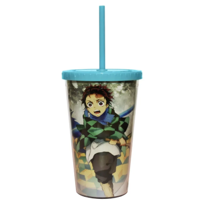 Demon Slayer - Gobelet Paille Tanjiro & Giyu - 473 ml