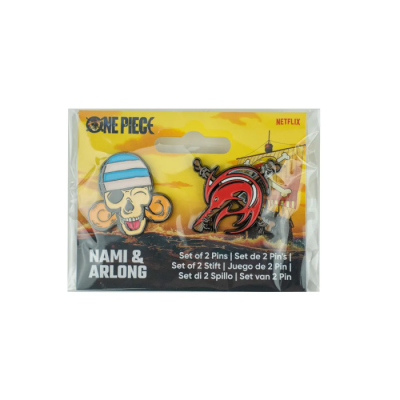 One Piece Pack 2 Pin's Nami & Arlong