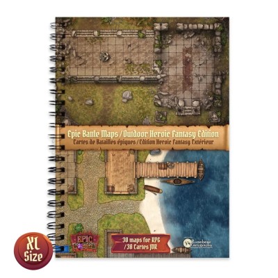 Cartes de Batailles Épiques - Heroic Fantasy Extérieurs - Taille XL