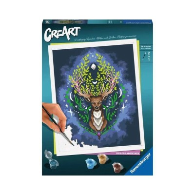 CreArt Pixie Cold : Mystic Deer - Peinture par numéros Ravensburger