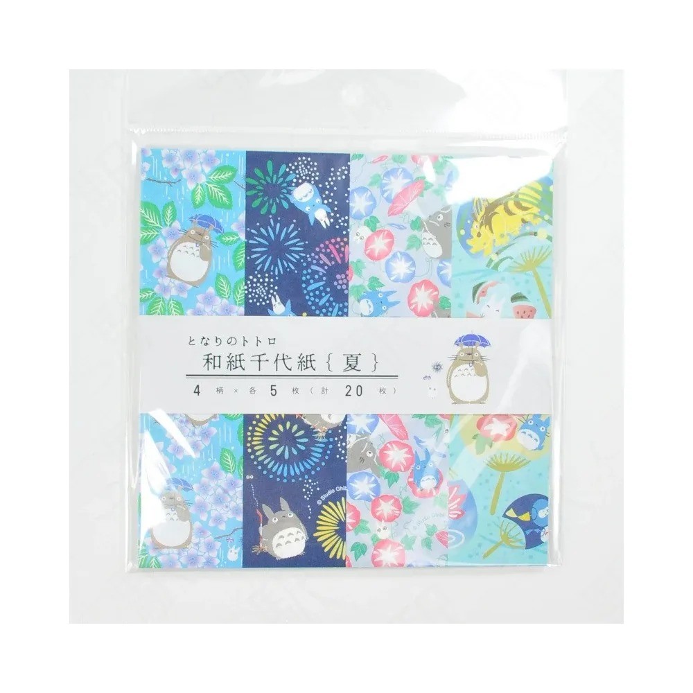 Mon Voisin Totoro - Set de 20 feuilles de Chiyogami Été 2024