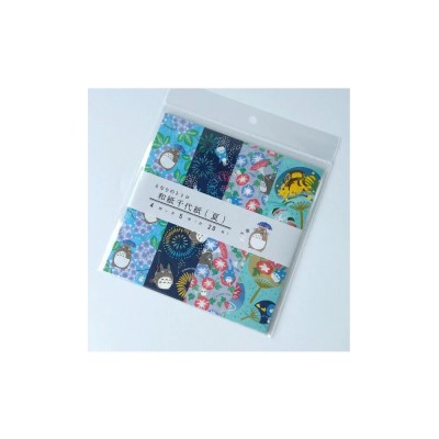 Papier Chiyogami Mon Voisin Totoro - Été - 15 x 15 cm