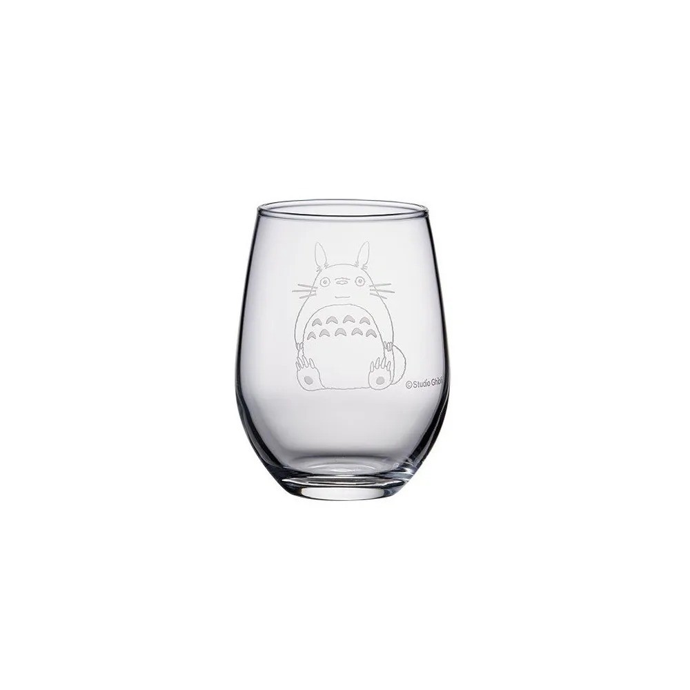 Verre gravé Totoro et gland 325 ml - Mon Voisin Totoro