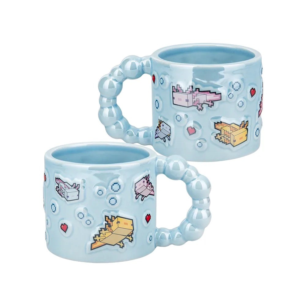 Minecraft - Mug 3D Axolotl embossé
