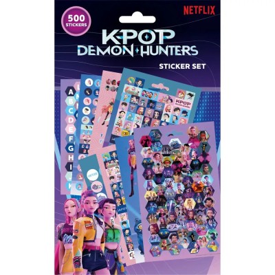 K-POP Demon Hunters - Pack de 500 stickers
