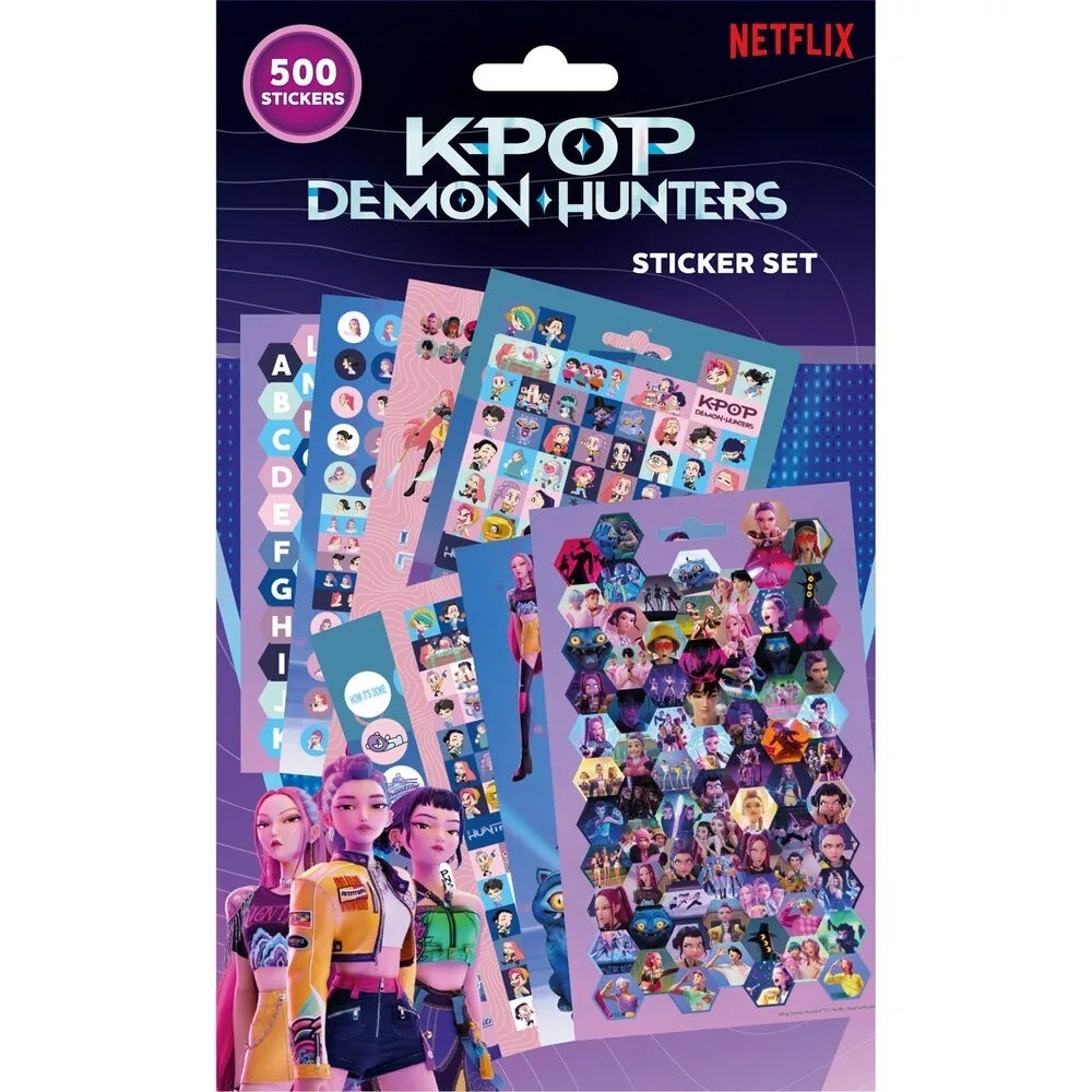 K-POP Demon Hunters - Pack de 500 stickers