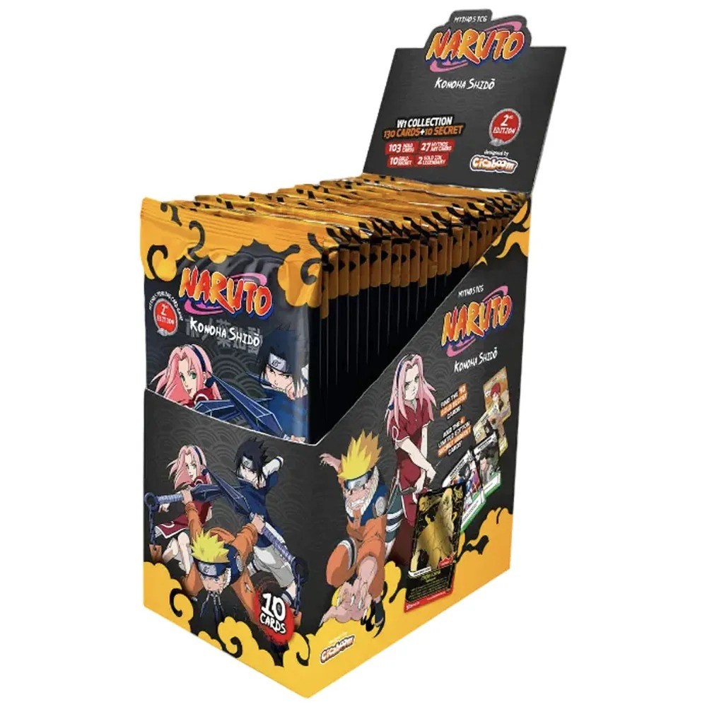 Naruto Mythos - Set 1 : Konoha Shido 2e édition - Boîte de 24 boosters
