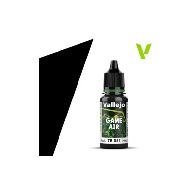 Game Air Black - Peinture acrylique pour aérographe 18 ml