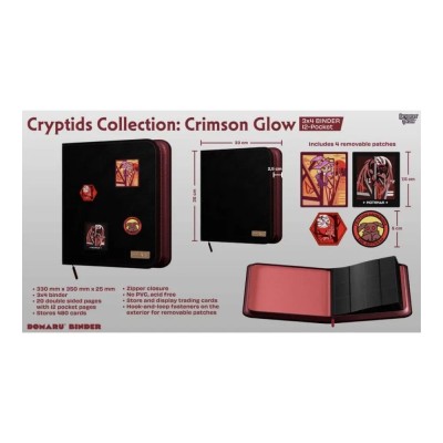 Gatherers' Tavern Cryptids Collection DOMARU Binder 12 pochettes Crimson Glow
