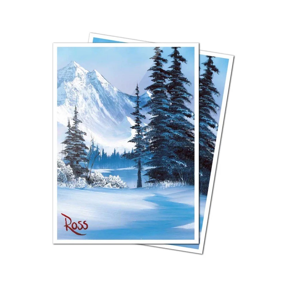 Bob Ross Winter Paradise - 105 protège-cartes Apex Deck Protector