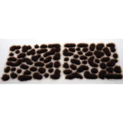 Tufts Wild 4mm Brown - Végétation aride pour décors