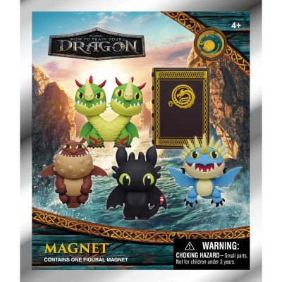 HTTYD - Magnets 3D en mousse Series 1, vendu à l’unité aléatoire