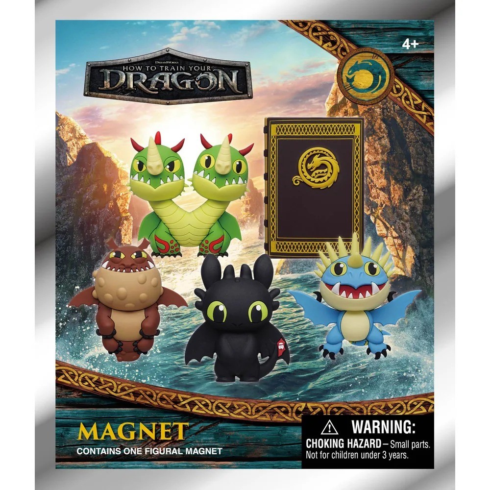 HTTYD - Magnets 3D en mousse Series 1, vendu à l’unité aléatoire