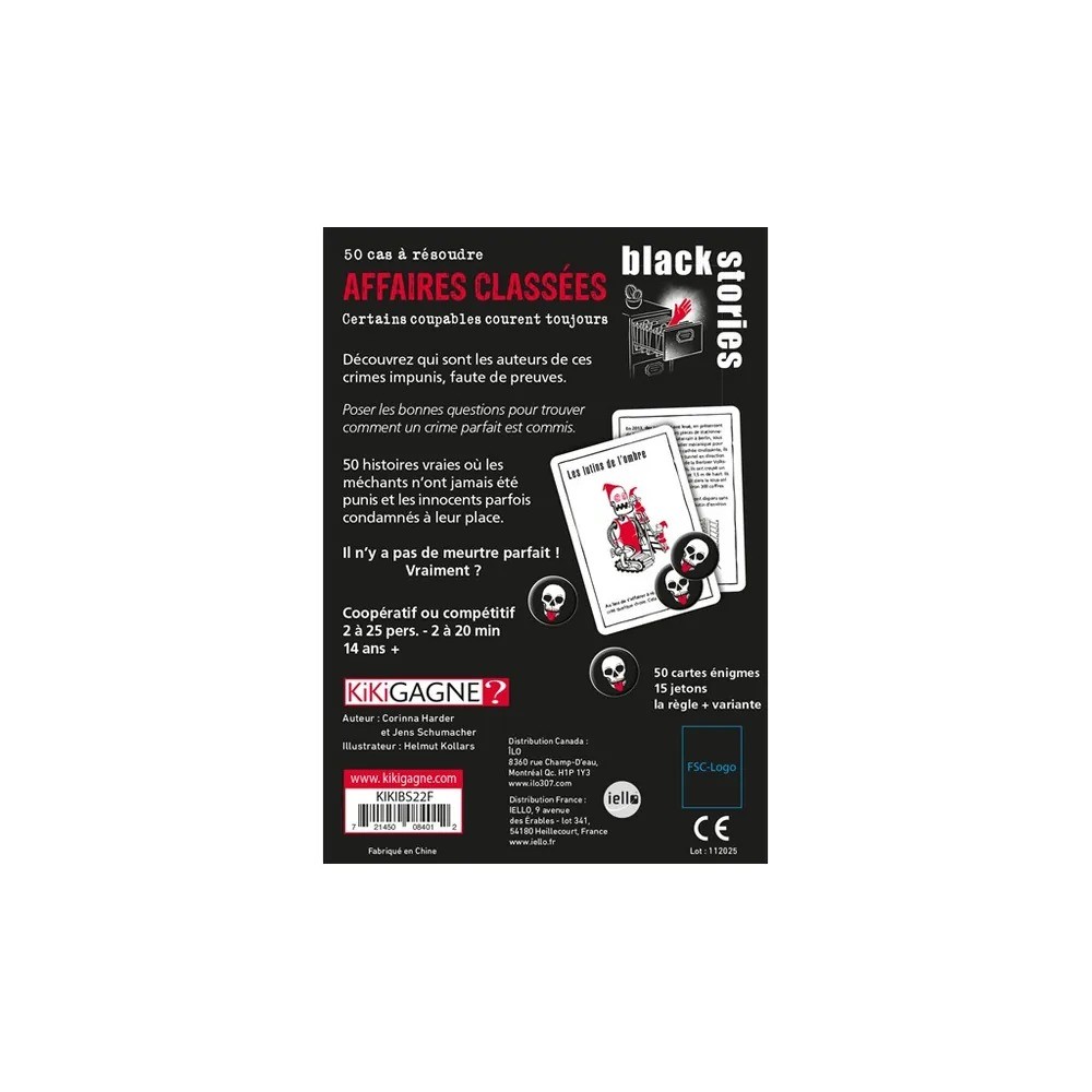 Black Stories - Affaires Classées