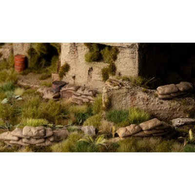 GamersGrass Basing Bits - Barricades de sacs de sable