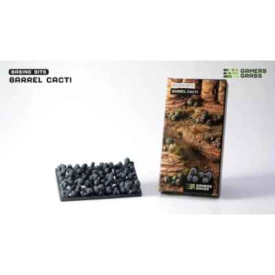 Gamers Grass Basing Bits - Barrel Cacti