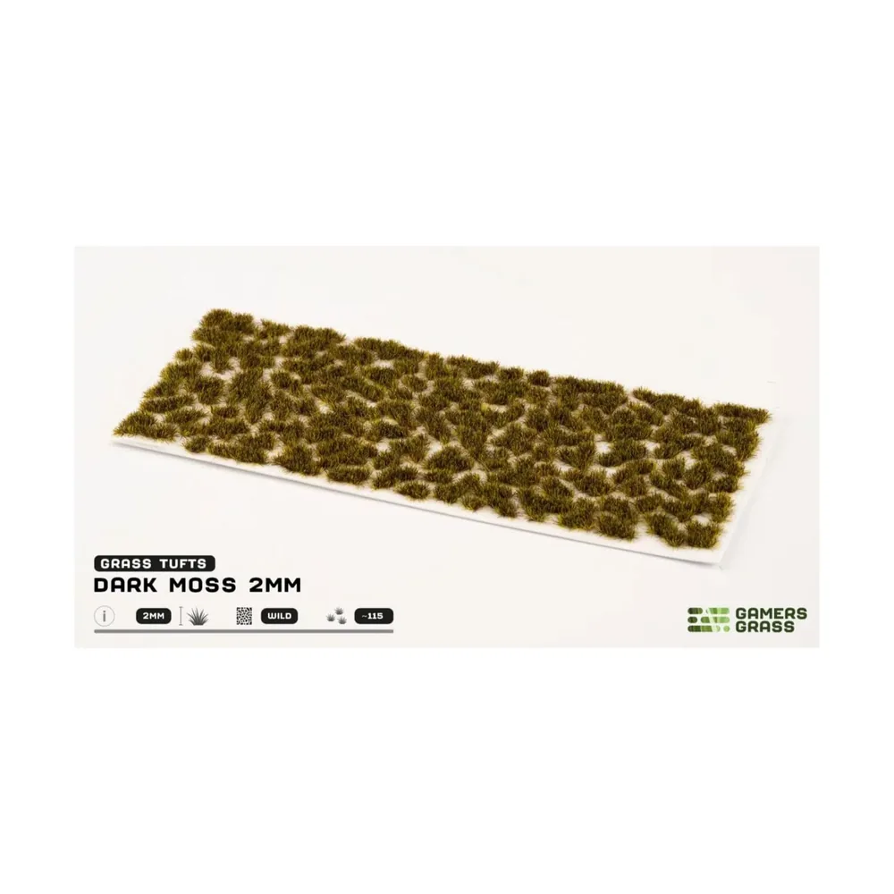 Dark Moss 2mm - 115 Touffes de Mousse GamersGrass