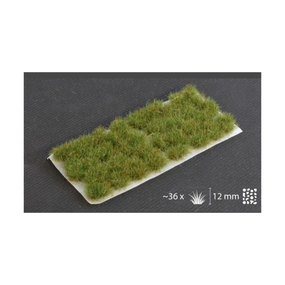Touffes d'herbe Strong Green XL 12mm - GamersGrass