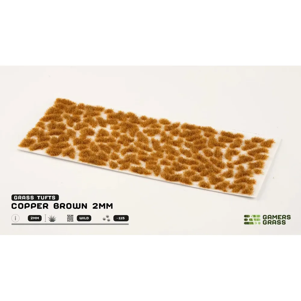 Copper Brown 2mm - Touffes Végétation Miniature